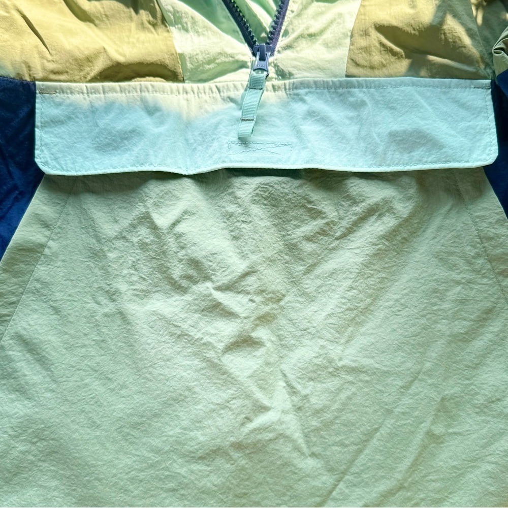 Cat & Jack l Mint and Navy l Popover Anorak Spring Windbreaker Jacket l Size: L - Picture 5 of 10